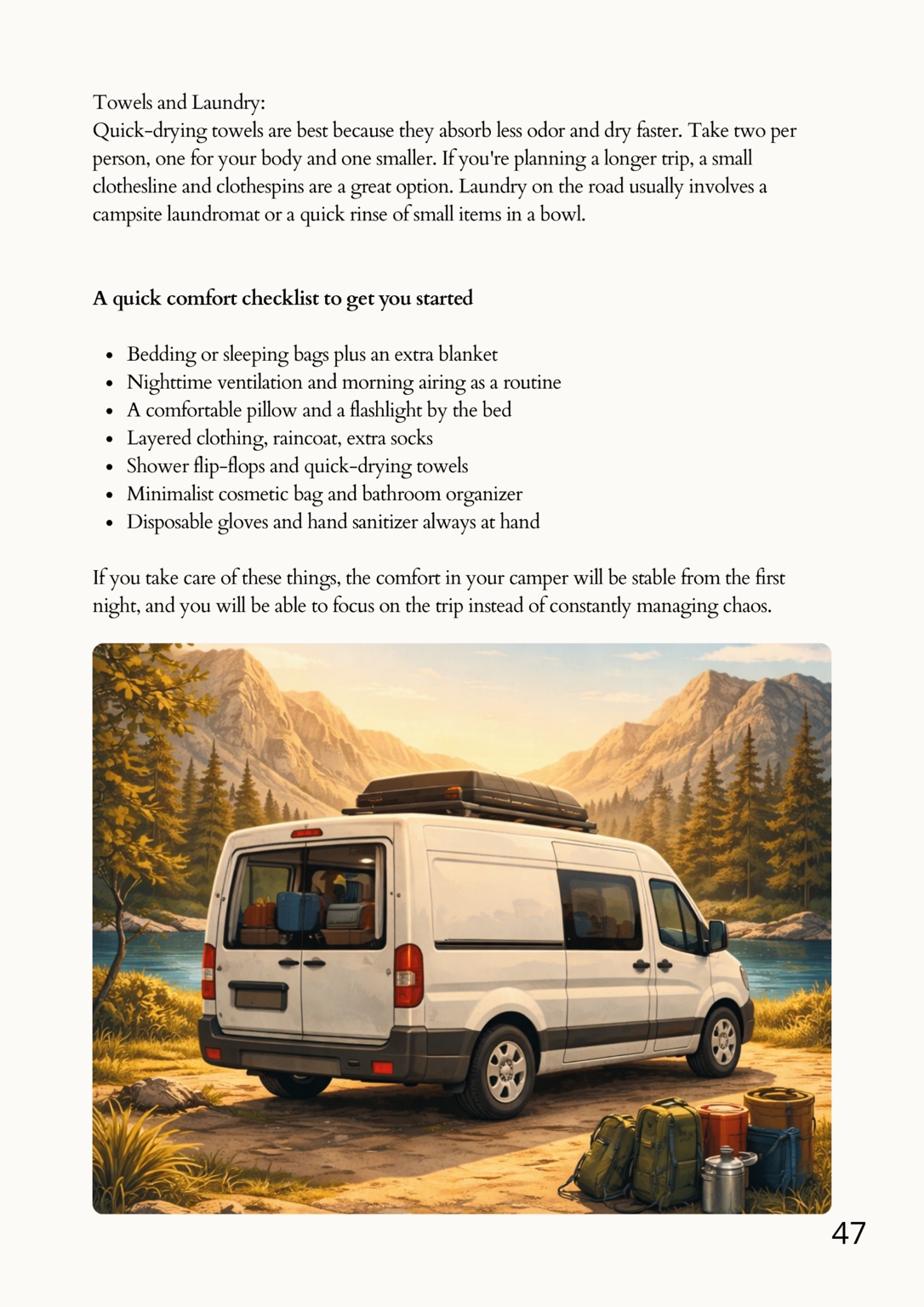 Sample page: Comfort basics